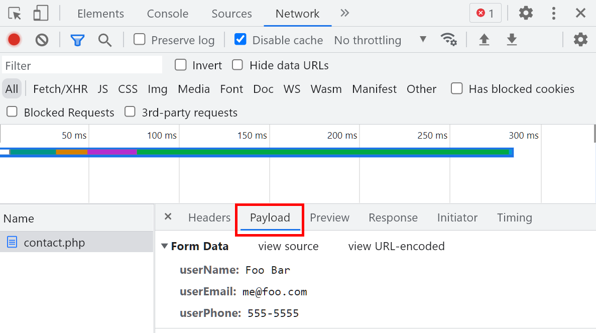 nicely formatted query string