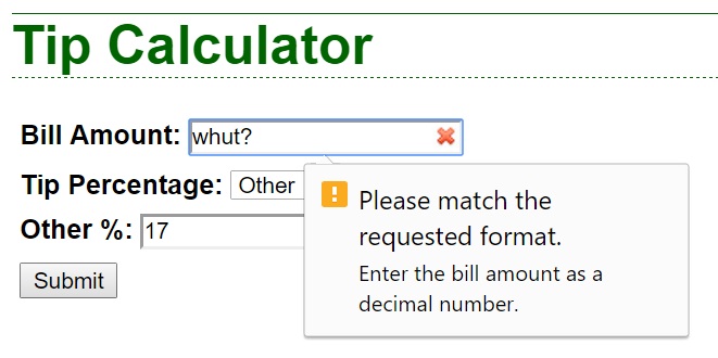 tip calculator